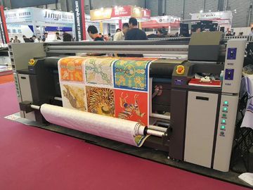 De textiel van de de Drukmachine van de Stoffensublimatie Machine van de de Vlagdruk met CMYK-Drukhoofd