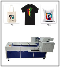 Leid aan de Drukmachine van de Kledingstukt-shirt 220V/110V 0 - 25MM de Certificatie van Ce van de Drukdikte