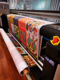 Machine die van de vlaggen de Digitale Textieldruk Hoofd1400dpi Max Resolution drukken