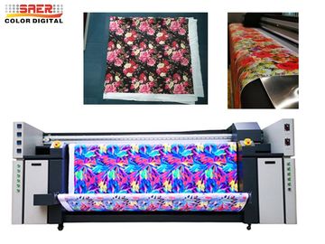 Het Broodje van de de Drukmachine van de sublimatiestof om met Drie Epson 4720 Hoofden te rollen