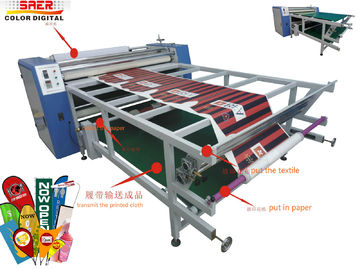 Flatbed Textiel van de de Sublimatie Roterende Druk van de Kalendermachine de Overdrachtmachine