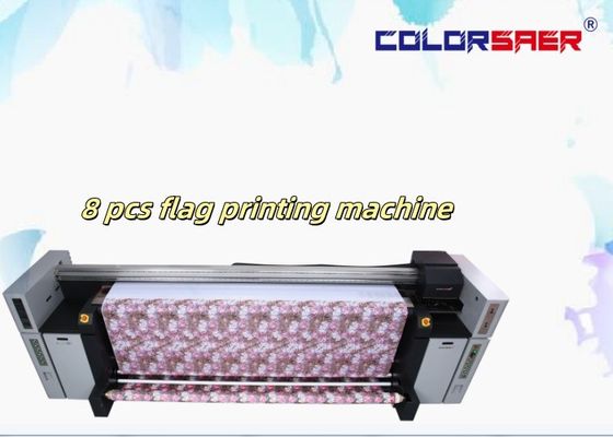 Automatic Grade CMYK Sublimation Inkjet Plotter Large Flag Roll Roll Digital Printer Machine 720dpi