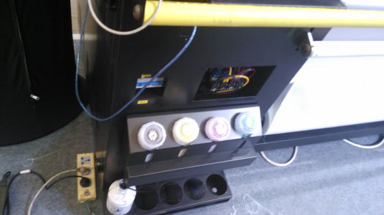 De dubbele DX7 Machine van de de Stoffendruk van het Drukhoofd Digitale voor Vlag het Maken