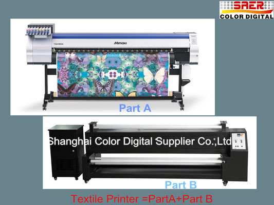 Stoffen Originele TS34-1800A Mimaki Digitale Printer met Sublimatieverwarmer
