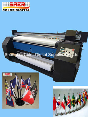 2.2m Digitale de Sublimatieplotter van Inkjet van de Stoffenplotter met Twee DX7 Drukhoofd