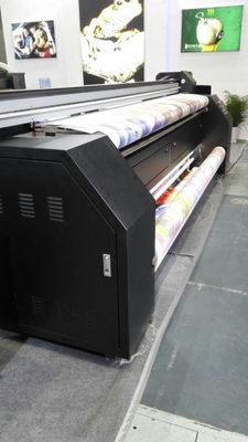 3.2m de Plottermachine van de Breedtestof voor de Zijde Katoenen van de Kleurstofsublimatie Polyester