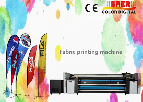 Van het de Druksysteem van de vertoningenvlag de Textieldrukmachine van Inkjet