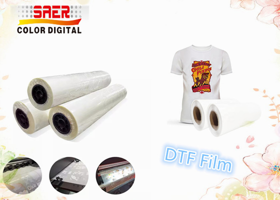 Textiel/Stoffen Thermische Overdrachtpet-folie voor DTF-Printer 60cm
