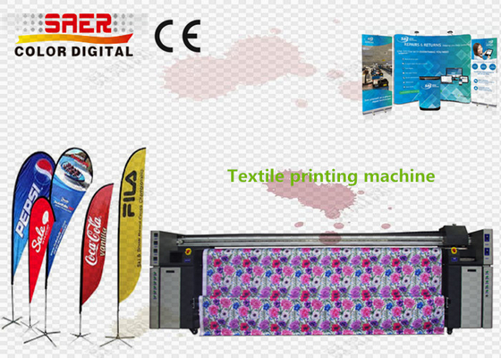 1400dpi digitaal Textieldrukmachine/de Druksysteem van de Tapijtstof