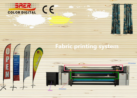 Van de de Vlagbanner van SAER CSR2200 de Printer van de de Polyesterstof/direct Textielprinter