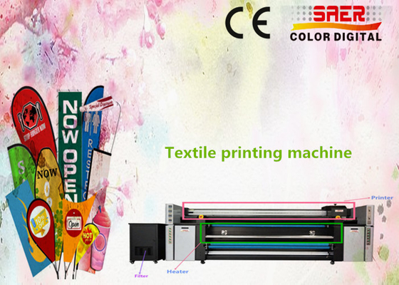 380V van de katoenen Machine Stoffen de Digitale Textieldruk met Pigmentinkt