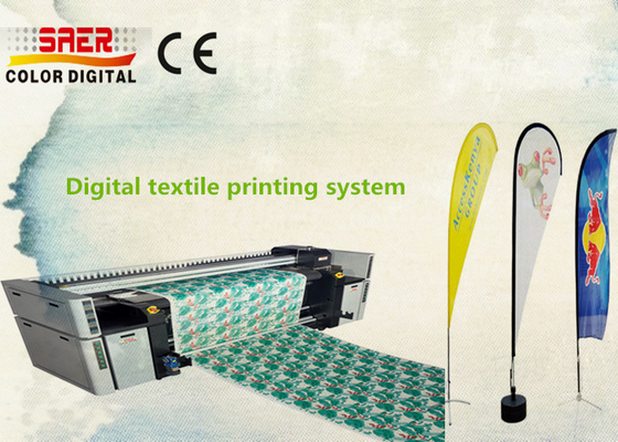 SAER Digitaal textielprintsysteem / Vlagstofprinter 1400 dpi