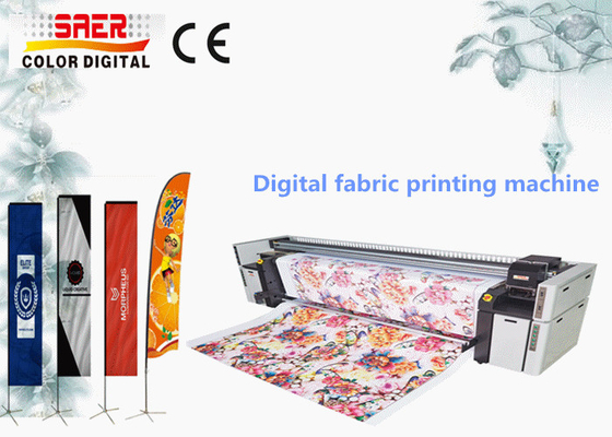 Multicolor Dual CMYK Textiel Sublimatie Drukmachine / Tent Stoffen Printer