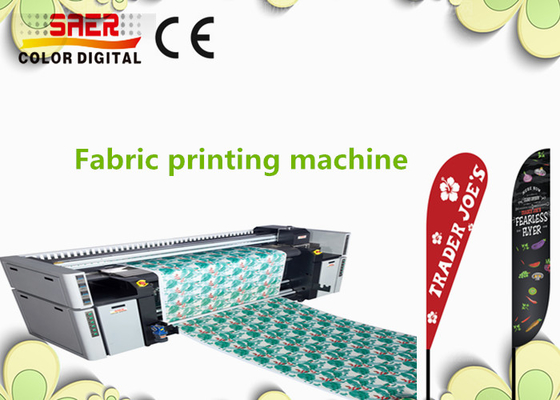 Digitale printer voor sublimatie van textielstoffen met absorptiesysteem