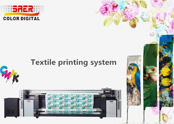 SAER Multicolor Sublimatie Drukmachine voor polyesterstof