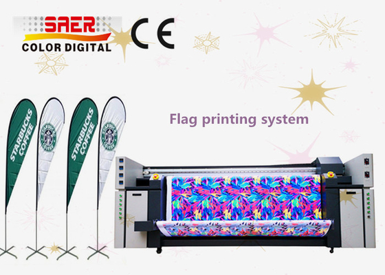 Digitale textieldrukmachine met verwarming / sublimatie vlag printen systeem