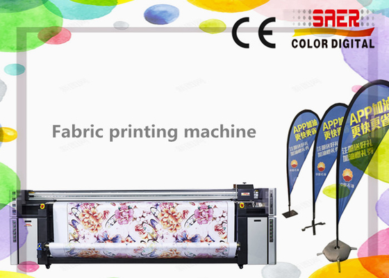 Grote breedformaat 3,2 m textieldrukmachine automatische graad