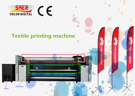 Dye sublimatieprinter Digitale drukmachine met een hoge DPI-printkop
