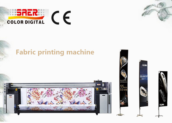 3.2m grootformaat Stoffenprinter met bevestigingseenheid all-in-one machine