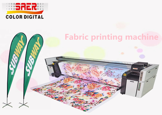 Digitale textieldrukmachine Vlaggenbanner Polyesterstof Inkjet Sublimatieprinter
