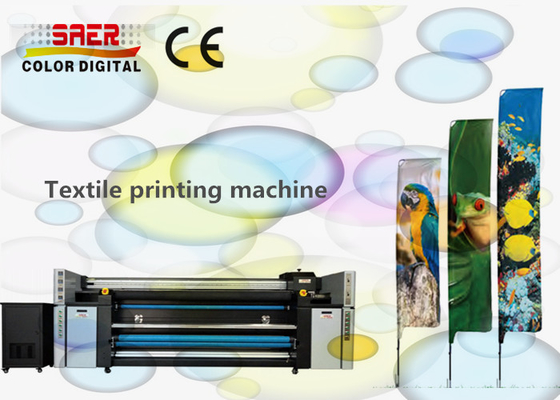 SAER Textieldrukmachine met vaste verwarmingseenheid all-in-one