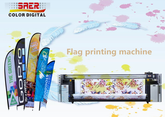 Direct Textiel Printing sublimatieprinter / Roll to Roll Polyester vlag printer