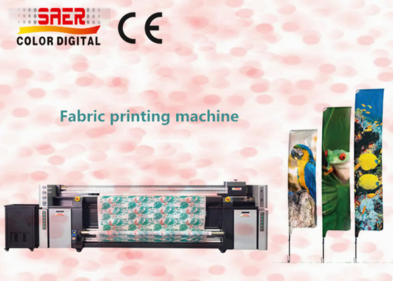 Wave Vision/ Roll Up Vision Printing Machine met vaste verwarmingseenheid