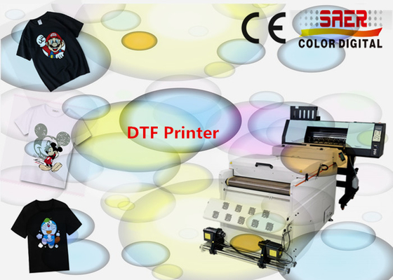 SAER 4 stukken DTF-drukmachine met schakemachine