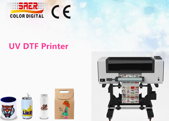 3 koppen UV DTF-printer A3-grootte kleine UV-kristallen plakker printer