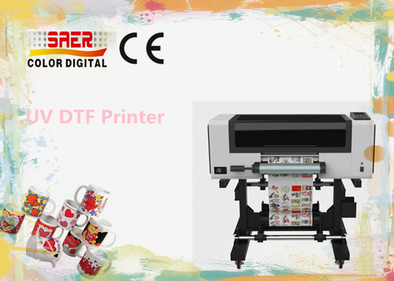 30cm goedkope UV DTF sticker printer metalen leer glas telefoonhoes UV DTF printer verkocht