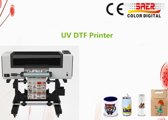 30cm goedkope UV DTF sticker printer metalen leer glas telefoonhoes UV DTF printer verkocht