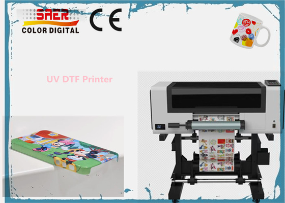 30 cm UV DTF printer met lamineerder 2 in 1 Roll To Roll UV DTF Crystal Logo printer
