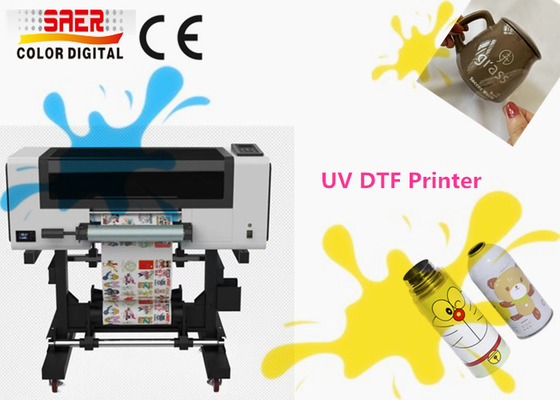 UV DTF-printer met verniskleur voor telefoonhoesje / cadeautjes / foto / bal / metaal / plastic / leer / koppenprinten