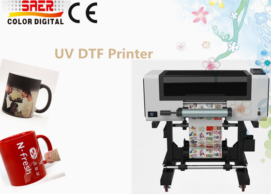 UV DTF-printer met verniskleur voor telefoonhoesje / cadeautjes / foto / bal / metaal / plastic / leer / koppenprinten