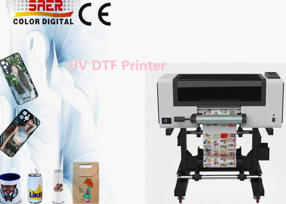 UV DTF printer all in one transfer film UV-printer met 3 stuks kop