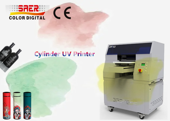 Digitaal cilindrisch drukken Aluminium blikkenprinter / Digitaal tincilinderprinter / Cosmetische flessenprinter