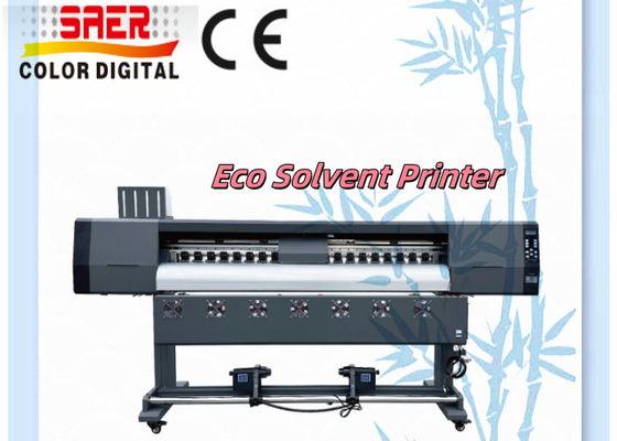 Eco-oplosmiddelprinter Tarpaulin / Flex Banner / Vinyl Printing Machine High Speed Inkjet Printer