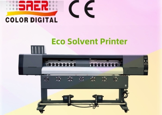 Commerciële Pvc Flex Banner Stickers Paper Eco Solvent Printing Machine