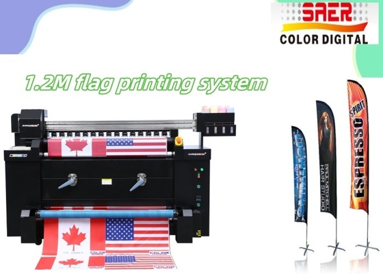 Digitale banner sublimatie vlag direct printer vlag printer drukmachine printer voor vlaggen