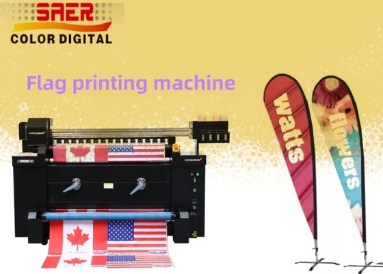 Automatische directe textiel vlaggen banner sublimatie vlag drukmachine 1.2m vlag vlag printer