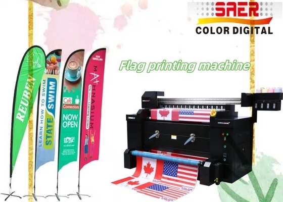 Vlagge Stof Banner Roll Inkjet Sublimatie Digitaal Printen Plotter Grote Printer Vlaggenmachine