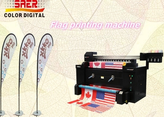 High Speed Fabric Flag Printing Machine voor traandruppelvlaggen