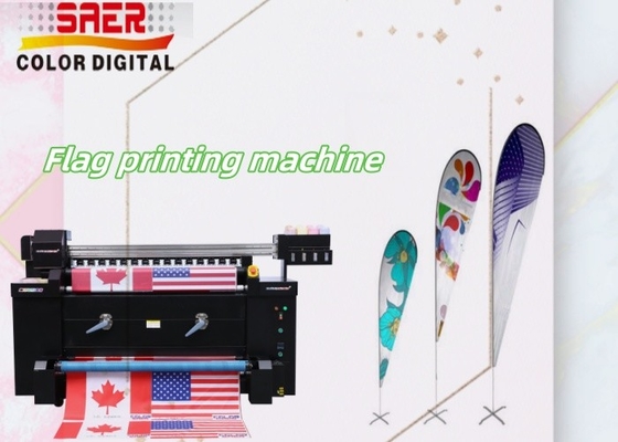 High Speed Fabric Flag Printing Machine voor traandruppelvlaggen