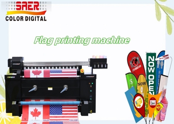 Direct afdrukken van polyester Stoffen vlag Printmachine alles in één textielprinter