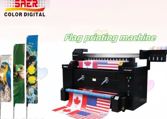 Vlaggen promotioneel bedrijf reclame flexografische textieldrukmachine
