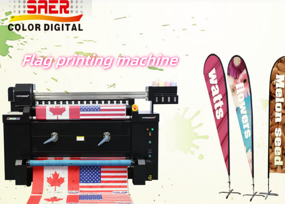 Vlaggen promotioneel bedrijf reclame flexografische textieldrukmachine