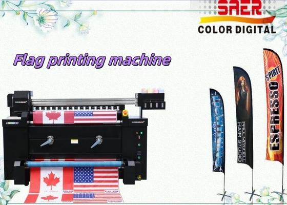 Digitale textieldrukmachine Vlaggenbanner Polyesterstofprinter Inkjet Sublimatieprinter