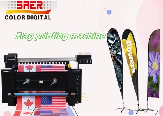 Digitale textieldrukmachine Nylonstofprinter Inkjet Sublimatie van kleurstoffen Vlaggenprinter Polyester