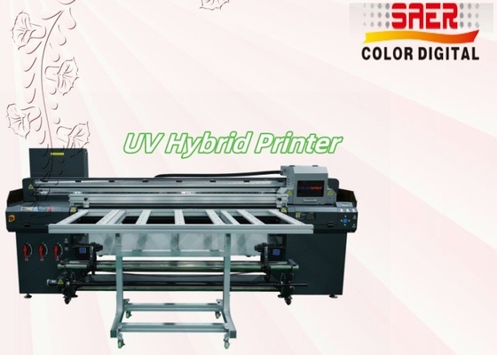 Multifunktioneel grootformaat automatisch digitaal hybride inkjet UV-platbed en roll-to-roll printer