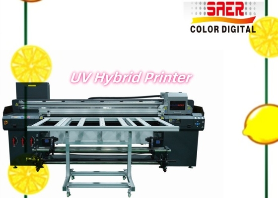 Multicolor Digitale Printing Plotter Roll To Roll En Flatbed UV Inkjet Printer